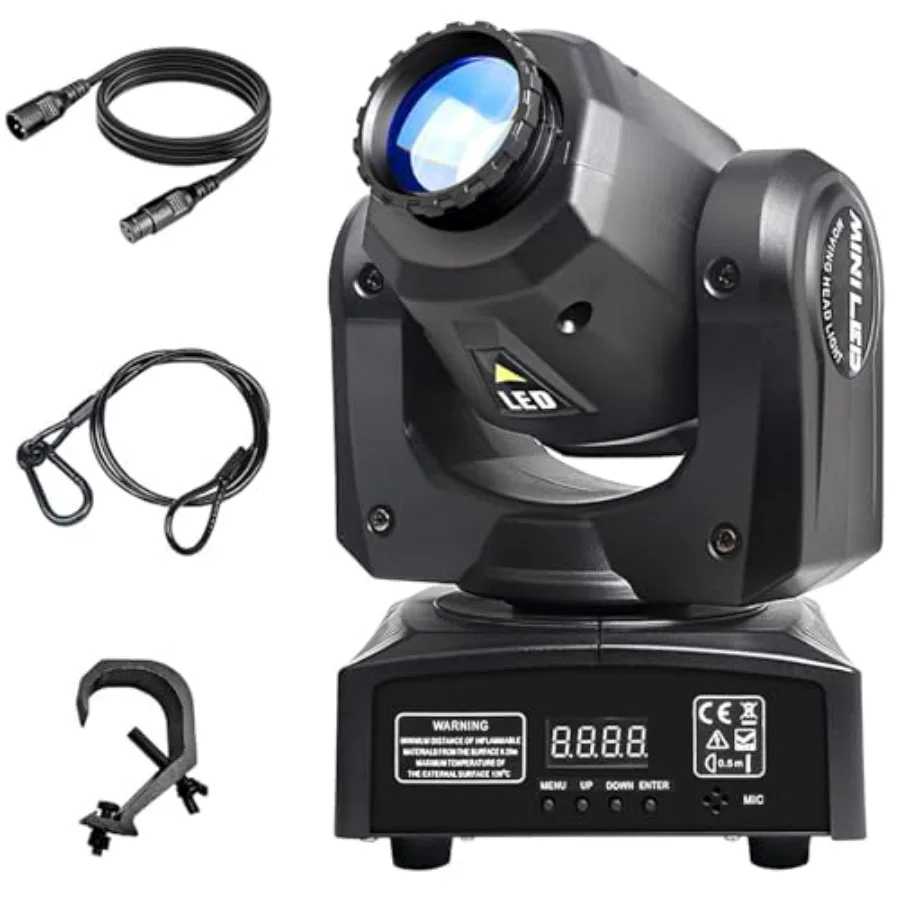 Moving Heads 30W LED Moving Head GOBO Lights for Spotlight Stage Light Club Dance Spot Light DMX and Sound Activation for Party
Moving Heads 30W LED Moving Head GOBO Lights for Spotlight Stage Light Club Dance Spot Light DMX and Sound Activation for Party