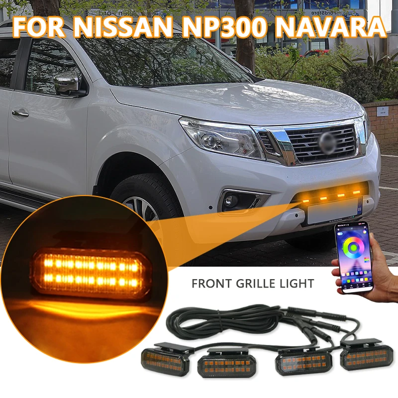 FOR NISSAN NP300 NAVARA LED Front Grille Light Car Daytime Running Light Wheel Eyebrow Lamp For Pickup accessories
FOR NISSAN NP300 NAVARA LED Front Grille Light Car Daytime Running Light Wheel Eyebrow Lamp For Pickup accessories