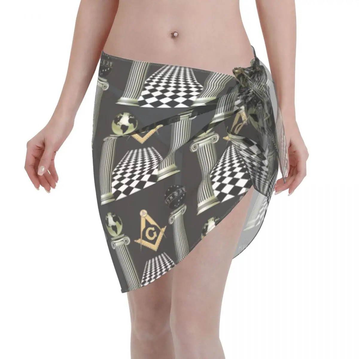 Custom Freemason King Temple Beach Skirt Retro Baroque Design Women Short Sarongs Beach Wrap For Swimming Pools Beach Cover ups
Custom Freemason King Temple Beach Skirt Retro Baroque Design Women Short Sarongs Beach Wrap For Swimming Pools Beach Cover ups