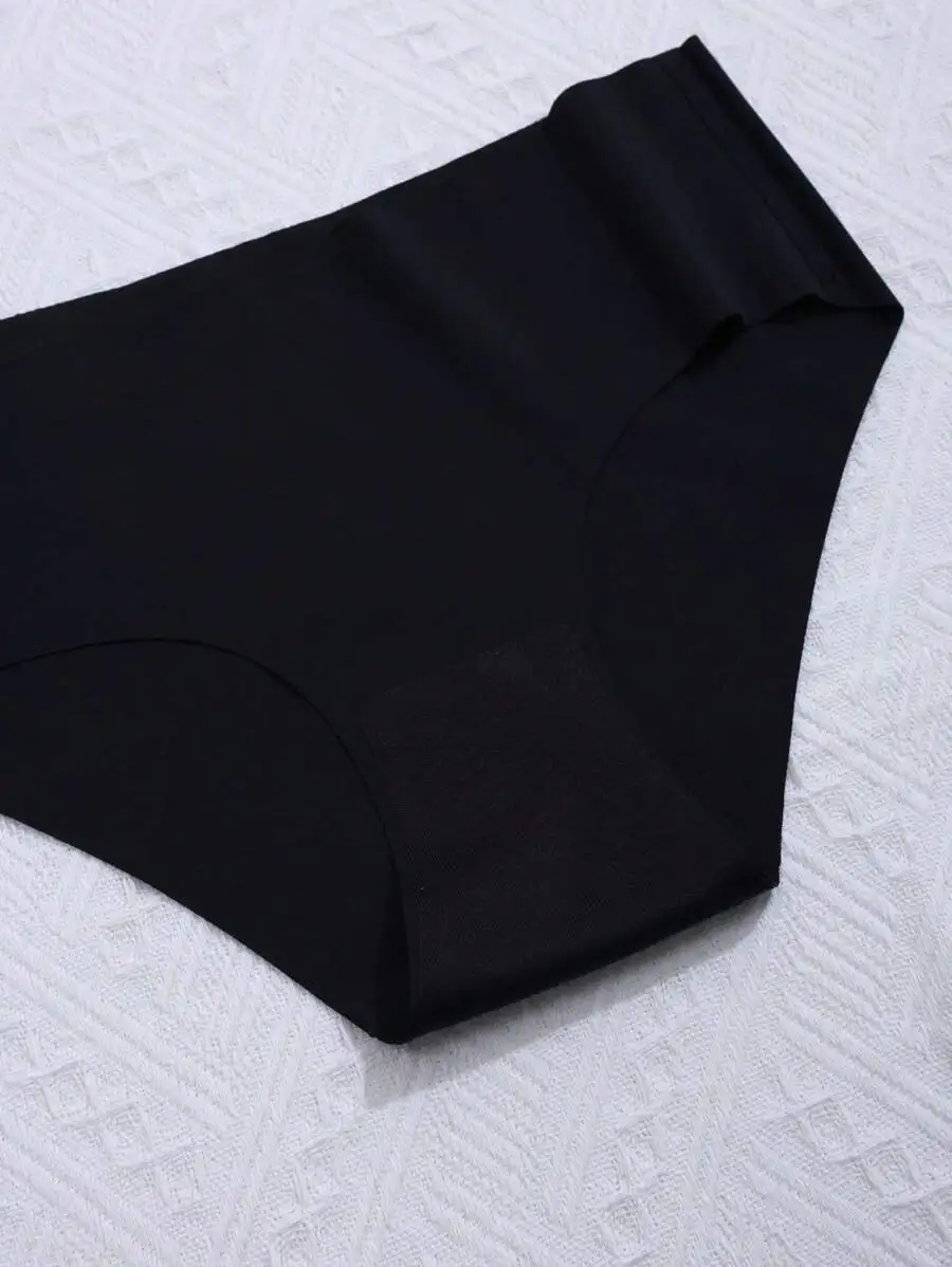 6 Pcs Women Seamless Black Hipster Briefs Comfortable Breathable Underwear
6 Pcs Women Seamless Black Hipster Briefs Comfortable Breathable Underwear