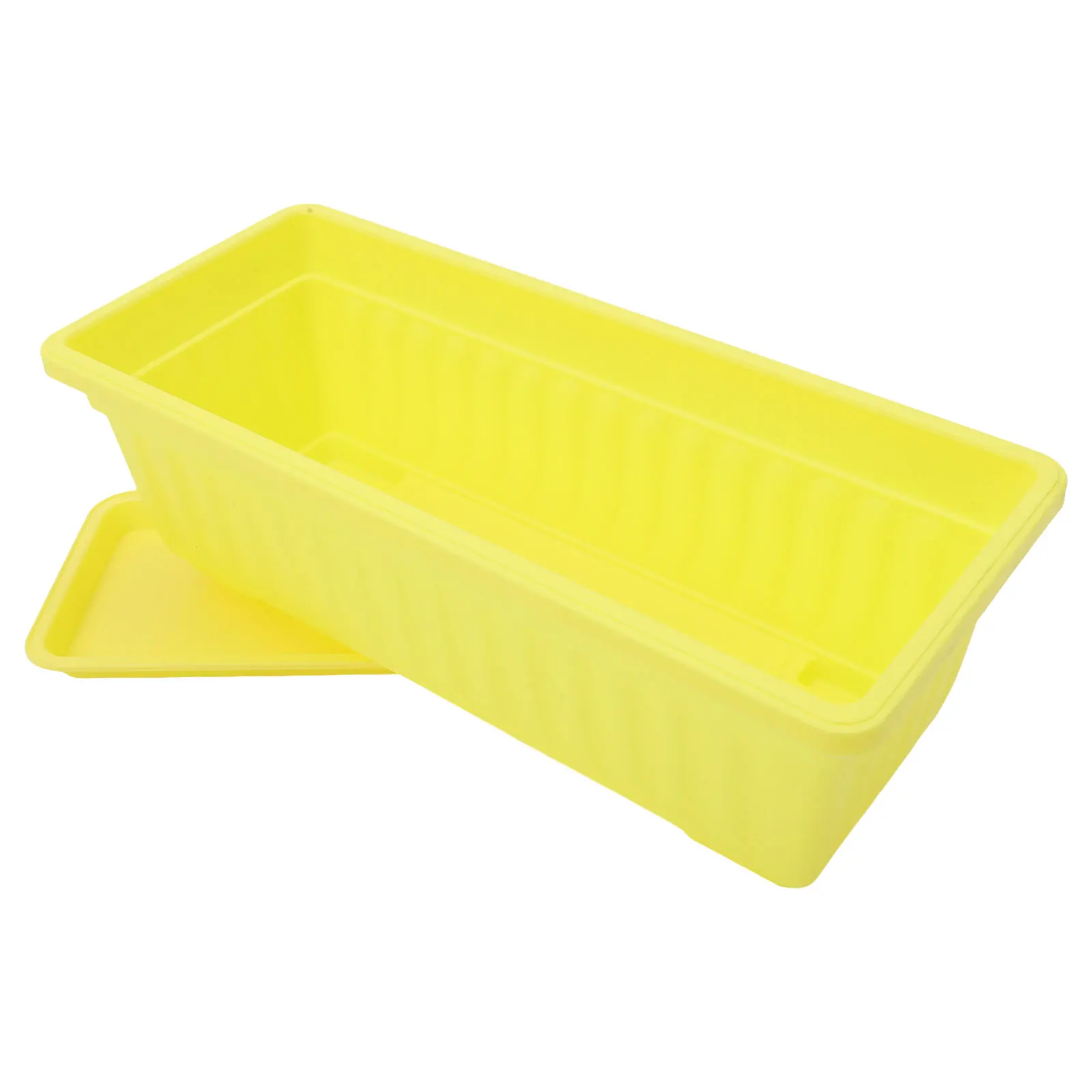 2 Sets Planting Pots Large Rectangular Flower Containers with Drainage for Balcony Garden Patio Vegetable Succulent Growing
2 Sets Planting Pots Large Rectangular Flower Containers with Drainage for Balcony Garden Patio Vegetable Succulent Growing