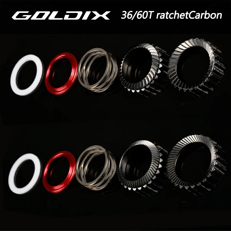 GOLDIX meshing spiral new 36T/60T road/mountain bike hub ratchet suitable for 370 350 310 180 160 series bicycle accessories
GOLDIX meshing spiral new 36T/60T road/mountain bike hub ratchet suitable for 370 350 310 180 160 series bicycle accessories