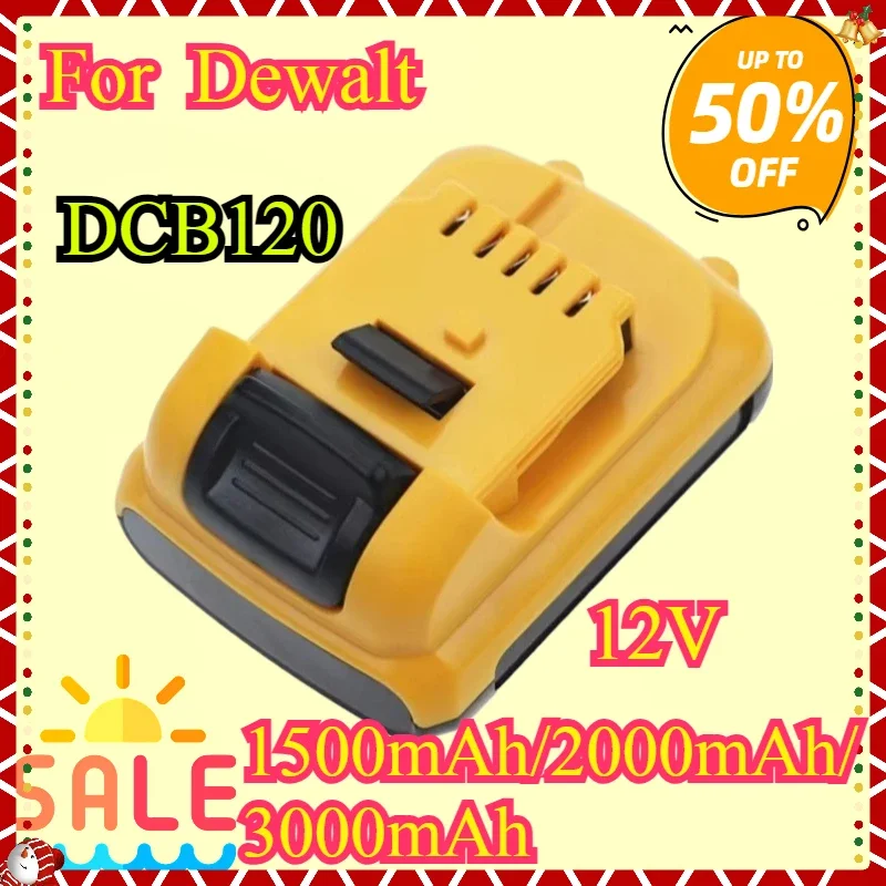 Rechargeable Battery For Dewalt DCB120 12V 6Ah 10C Lithium Battery Power Tools For Dewalt DCB121 DCB127 DCB125 DCB122 Batteries
Rechargeable Battery For Dewalt DCB120 12V 6Ah 10C Lithium Battery Power Tools For Dewalt DCB121 DCB127 DCB125 DCB122 Batteries