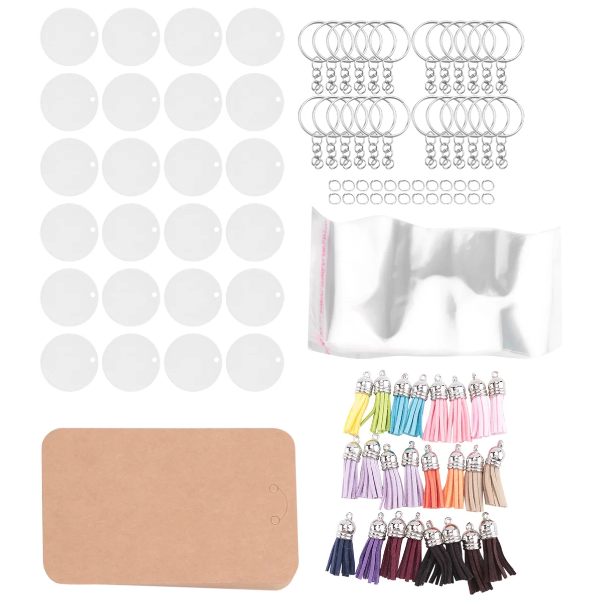 A32P_144 PCS Acrylic Keychain Blank Set,Key Chain for Vinyl Key Come with Acrylic Blank Bulk, for DIY Keychain Vinyl Crafting
A32P_144 PCS Acrylic Keychain Blank Set,Key Chain for Vinyl Key Come with Acrylic Blank Bulk, for DIY Keychain Vinyl Crafting