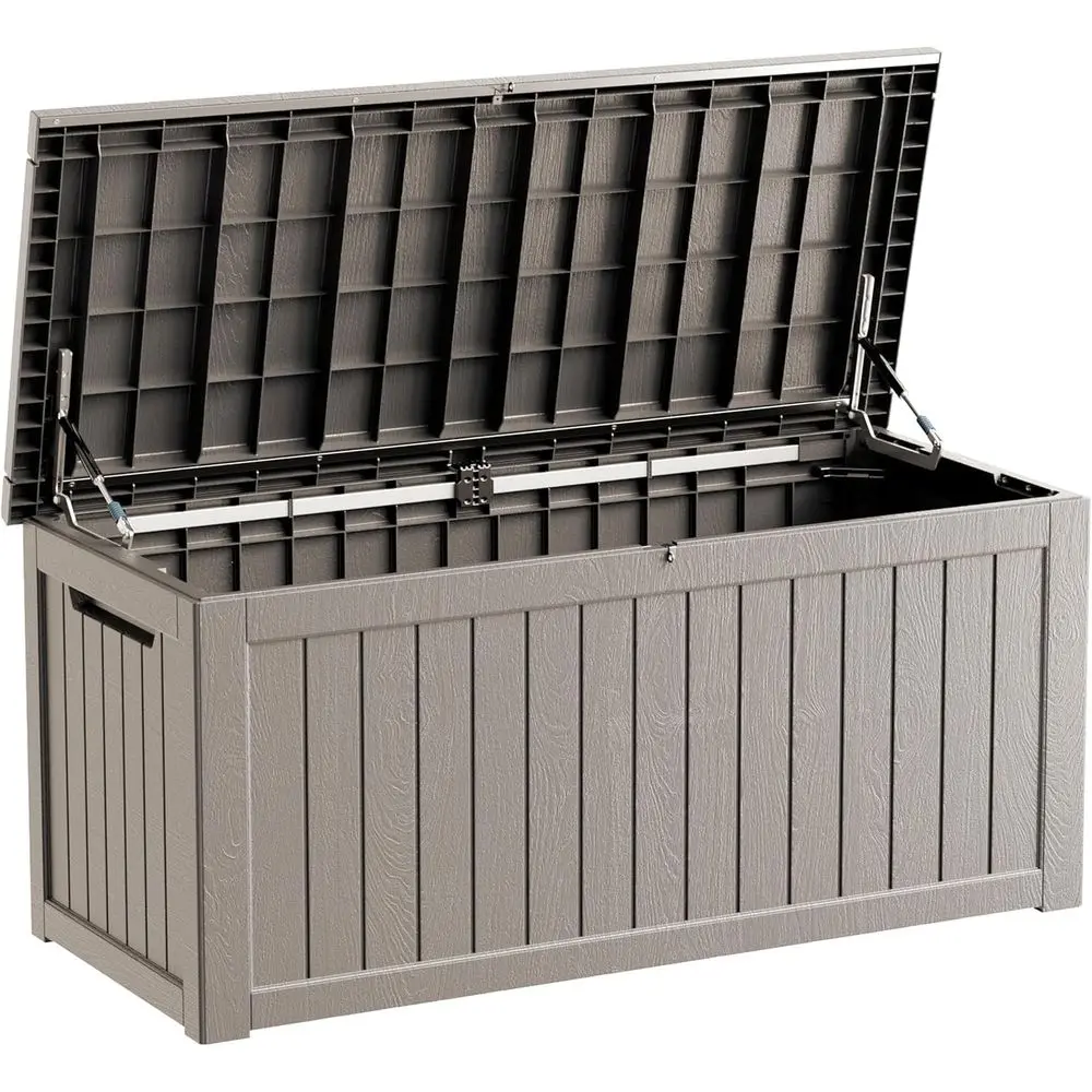 270 Gallon Deck Box Organizer, Doubles as 2-Person Bench Seat, Gray – Large Resin Outdoor Storage and Seating with Lockable Lid
270 Gallon Deck Box Organizer, Doubles as 2-Person Bench Seat, Gray – Large Resin Outdoor Storage and Seating with Lockable Lid