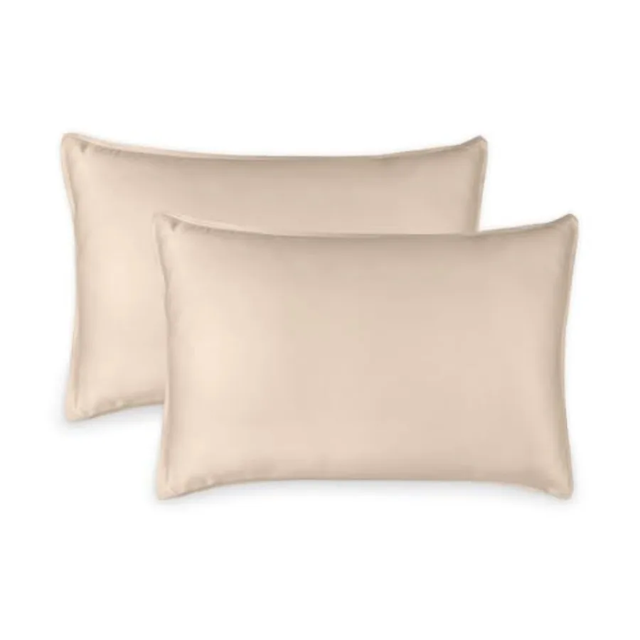 Queen Pillowcases by, Genuine 100% Organic Viscose Derived from Bamboo, Luxuriously Soft and Cooling, Double Stitching, Envelop
Queen Pillowcases by, Genuine 100% Organic Viscose Derived from Bamboo, Luxuriously Soft and Cooling, Double Stitching, Envelop