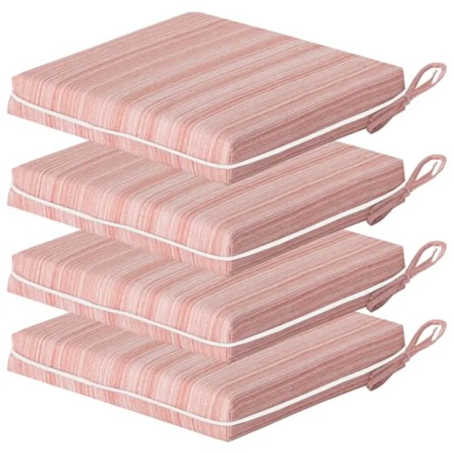 Outdoor Dining Chair Cushion Pad 20" 4Pcs- Tie Straps for Secure Fit Water-Resistant UV Resistant Recycled PFAS-Free Fabric 3-Y
Outdoor Dining Chair Cushion Pad 20" 4Pcs- Tie Straps for Secure Fit Water-Resistant UV Resistant Recycled PFAS-Free Fabric 3-Y