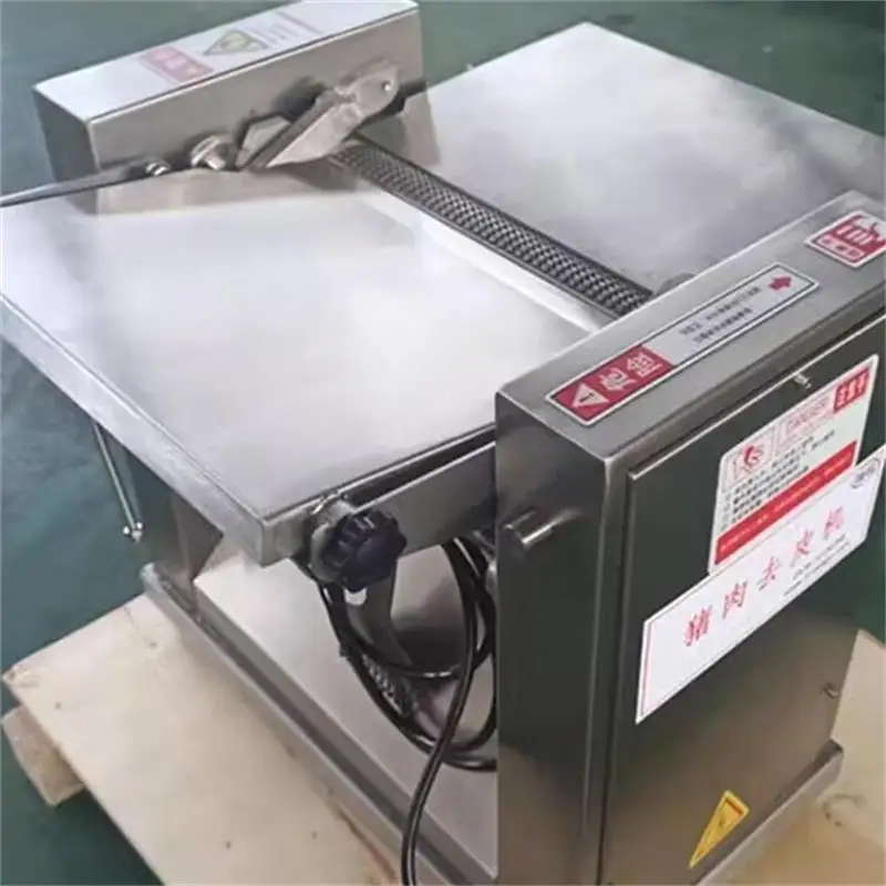 Professional Pork Skinner Pork Belly Meat Skinning Machine Pork Loin Meat Slicing Machine
Professional Pork Skinner Pork Belly Meat Skinning Machine Pork Loin Meat Slicing Machine