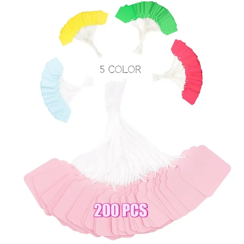 200PCS Price Tags with String Attached Pink Jewelry Price Display Labels with String 1.4x1.8 Inch Hang Tags Marking Strung Tags
200PCS Price Tags with String Attached Pink Jewelry Price Display Labels with String 1.4x1.8 Inch Hang Tags Marking Strung Tags