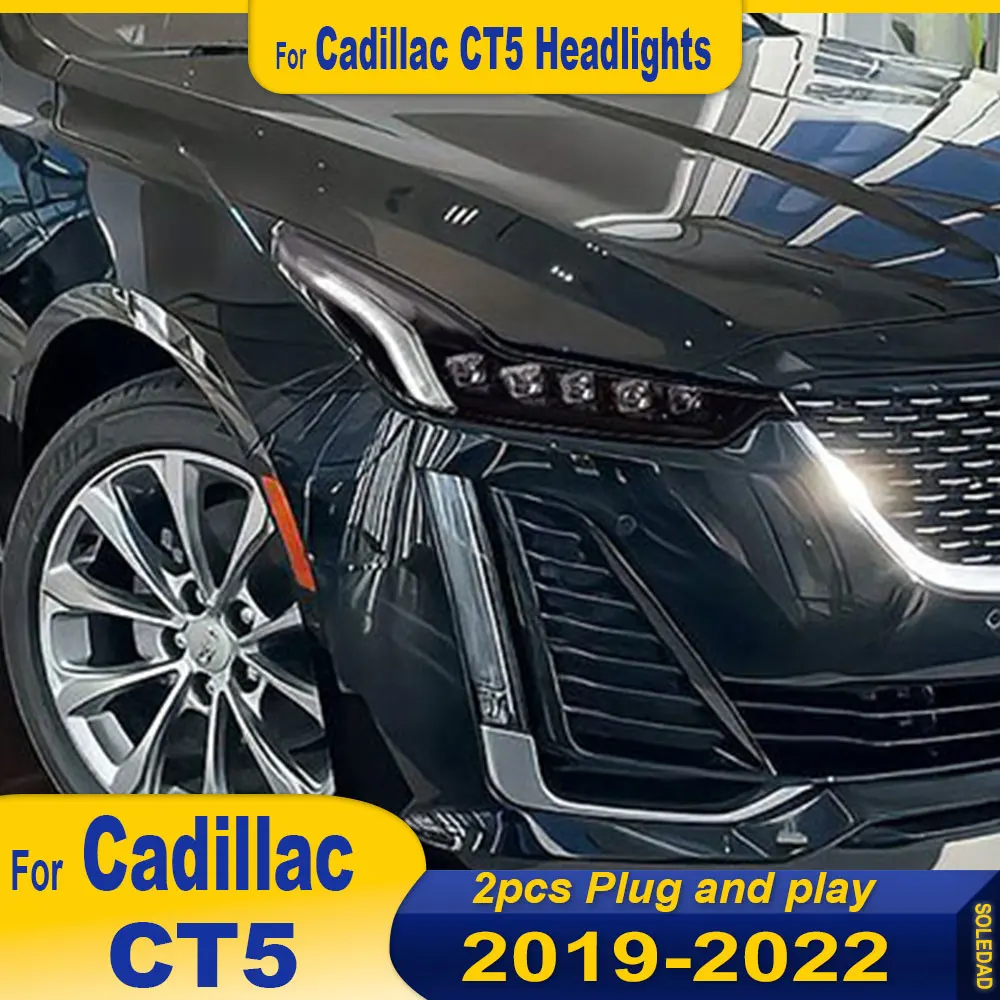 Car Headlight Styling For Cadillac CT5 2019 2020 2021 2022 2023 CT5 Upgrade Front Lamp Assembly LED Accessory Plug And Play
Car Headlight Styling For Cadillac CT5 2019 2020 2021 2022 2023 CT5 Upgrade Front Lamp Assembly LED Accessory Plug And Play