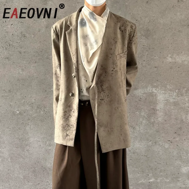 EAEOVNI Tie Dye винтажный пиджак женский с v-образным вырезом на шнуровке и пуговицах со сборкой на талии модное пальто 2025 уличная одежда новая одежда 1A1178
EAEOVNI Tie Dye винтажный пиджак женский с v-образным вырезом на шнуровке и пуговицах со сборкой на талии модное пальто 2025 уличная одежда новая одежда 1A1178