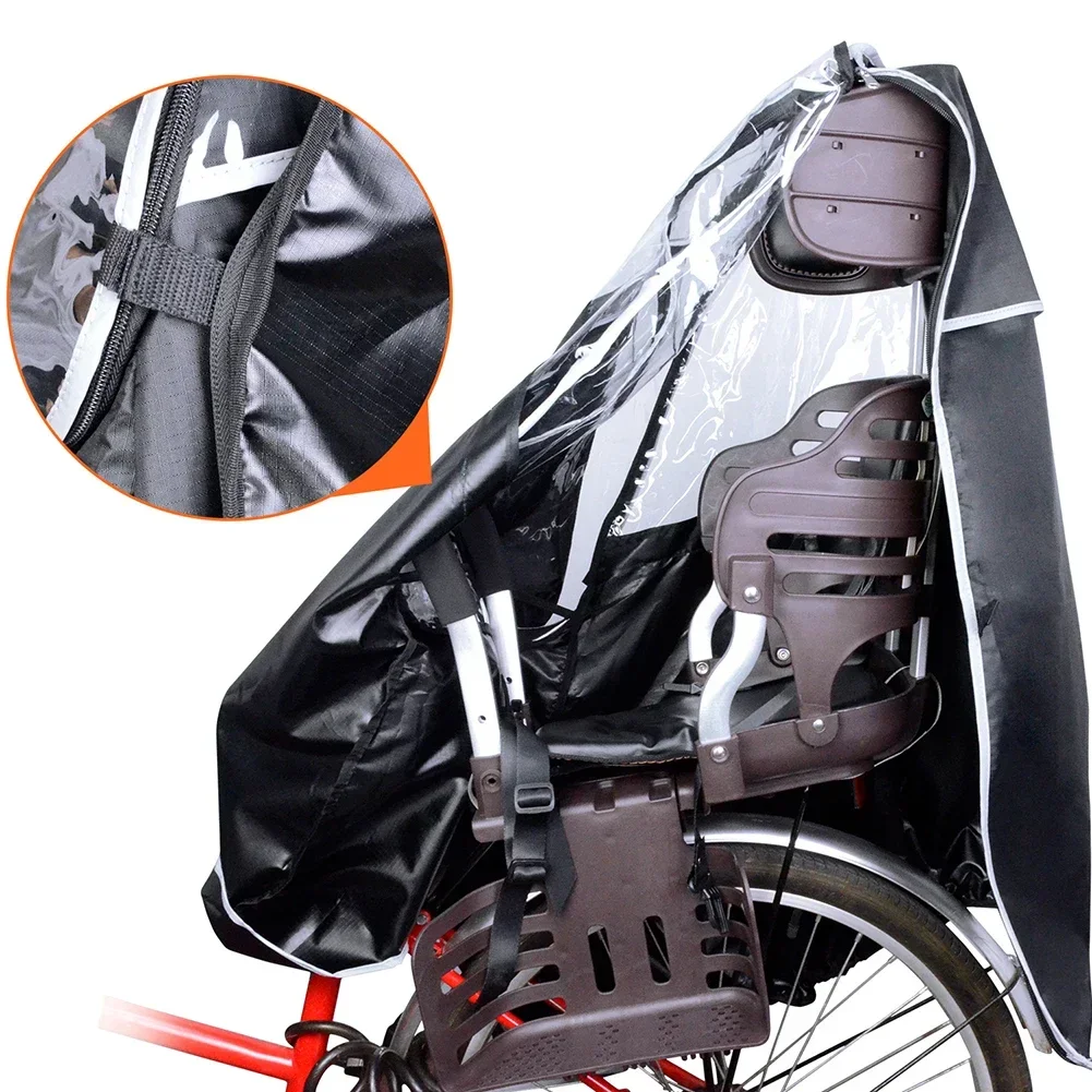 Bicycle Child Seats Rain Cover 55*45*78cm Rear Saddle Weatherproof Windproof Covers Bike Saddle Accessories
Bicycle Child Seats Rain Cover 55*45*78cm Rear Saddle Weatherproof Windproof Covers Bike Saddle Accessories