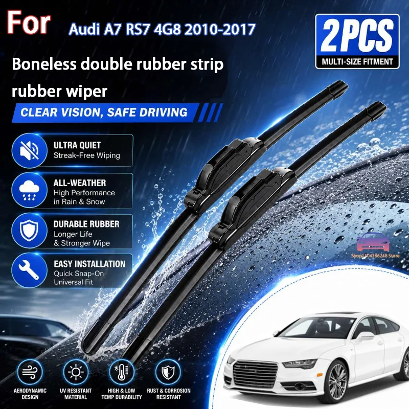 Front Wiper Blades For Audi A7 RS7 4G8 2010-2017 Windshield Windscreen Clean Window Car Rain Brushes 26"+20" Modification Parts
Front Wiper Blades For Audi A7 RS7 4G8 2010-2017 Windshield Windscreen Clean Window Car Rain Brushes 26"+20" Modification Parts