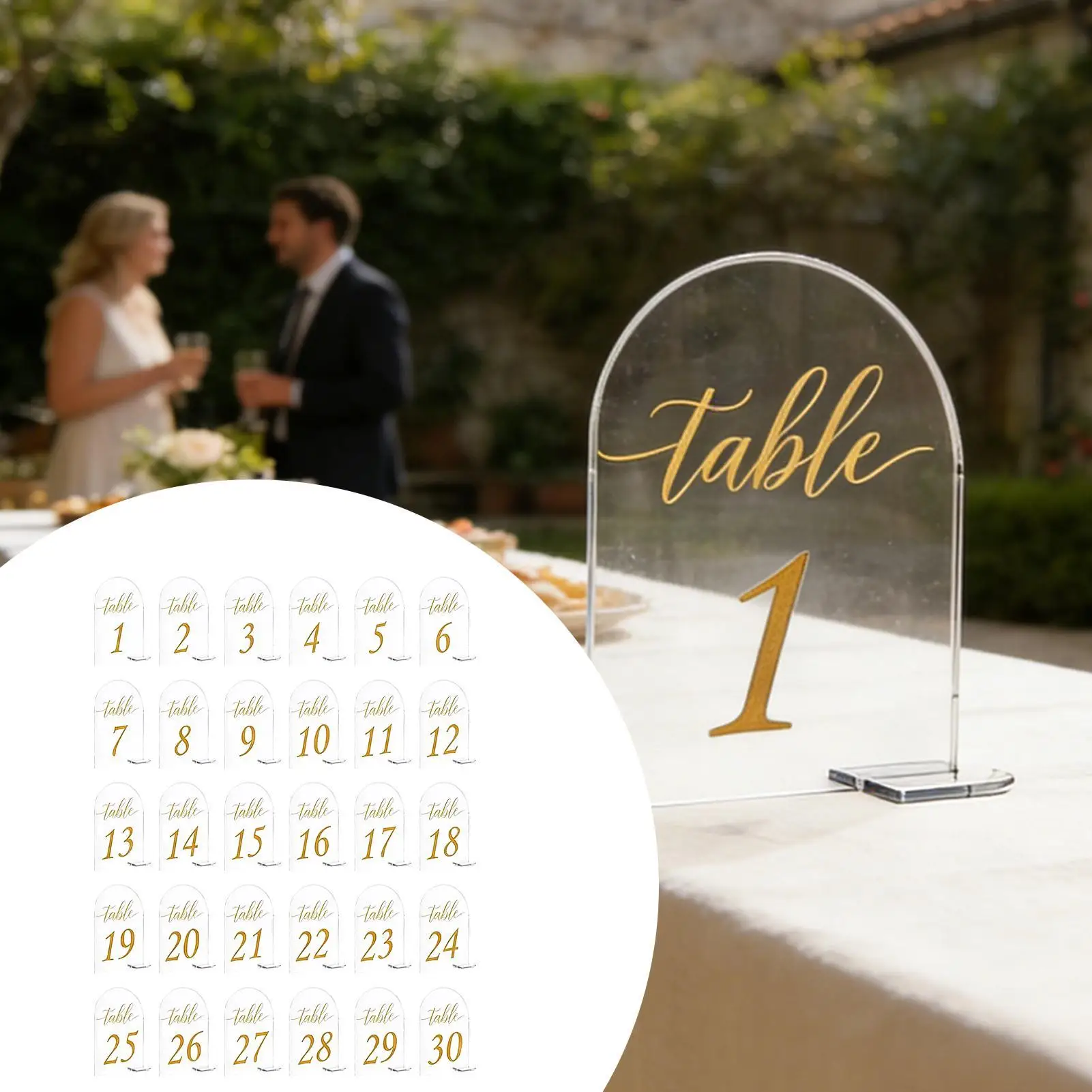 Arch Table Numbers For Wedding 30-piece Blank Sheet Clear Acrylic Table Sign Holders For Party Events Reception Wedding
Arch Table Numbers For Wedding 30-piece Blank Sheet Clear Acrylic Table Sign Holders For Party Events Reception Wedding