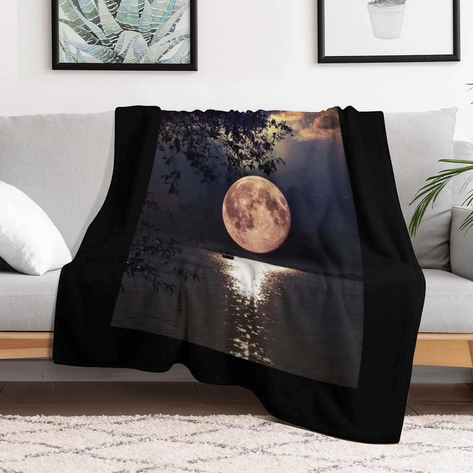 Wonderful View of the Moon at night Throw Blanket Polar For Baby for winter Blankets
Wonderful View of the Moon at night Throw Blanket Polar For Baby for winter Blankets