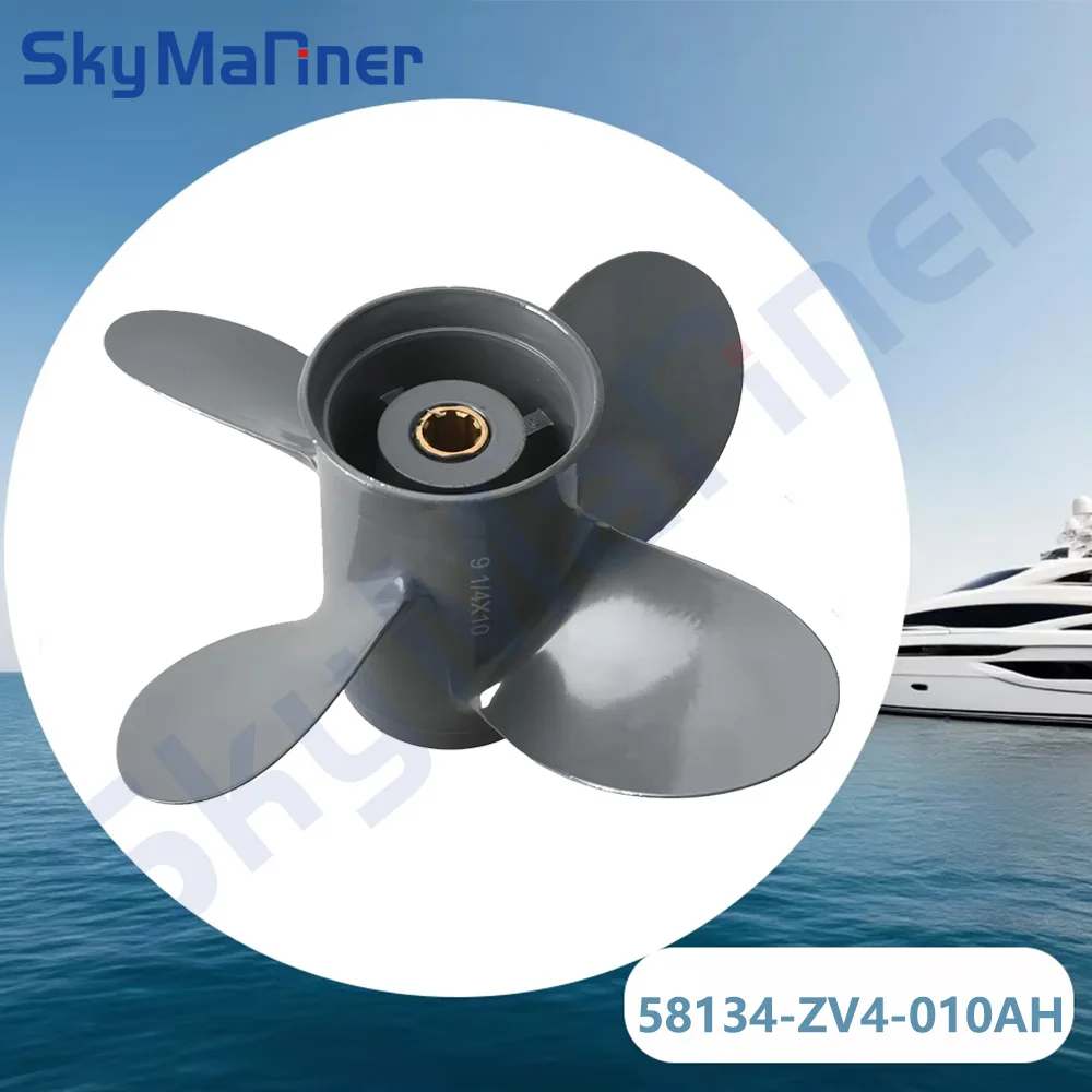 9 1/4X10 8-Spline Suitable Propeller 4 Blades 58134-ZV4-010AH For Honda Yamaha Outboard BF8D BF9.9D BF15A BF15D BF20 Boat Engine
9 1/4X10 8-Spline Suitable Propeller 4 Blades 58134-ZV4-010AH For Honda Yamaha Outboard BF8D BF9.9D BF15A BF15D BF20 Boat Engine