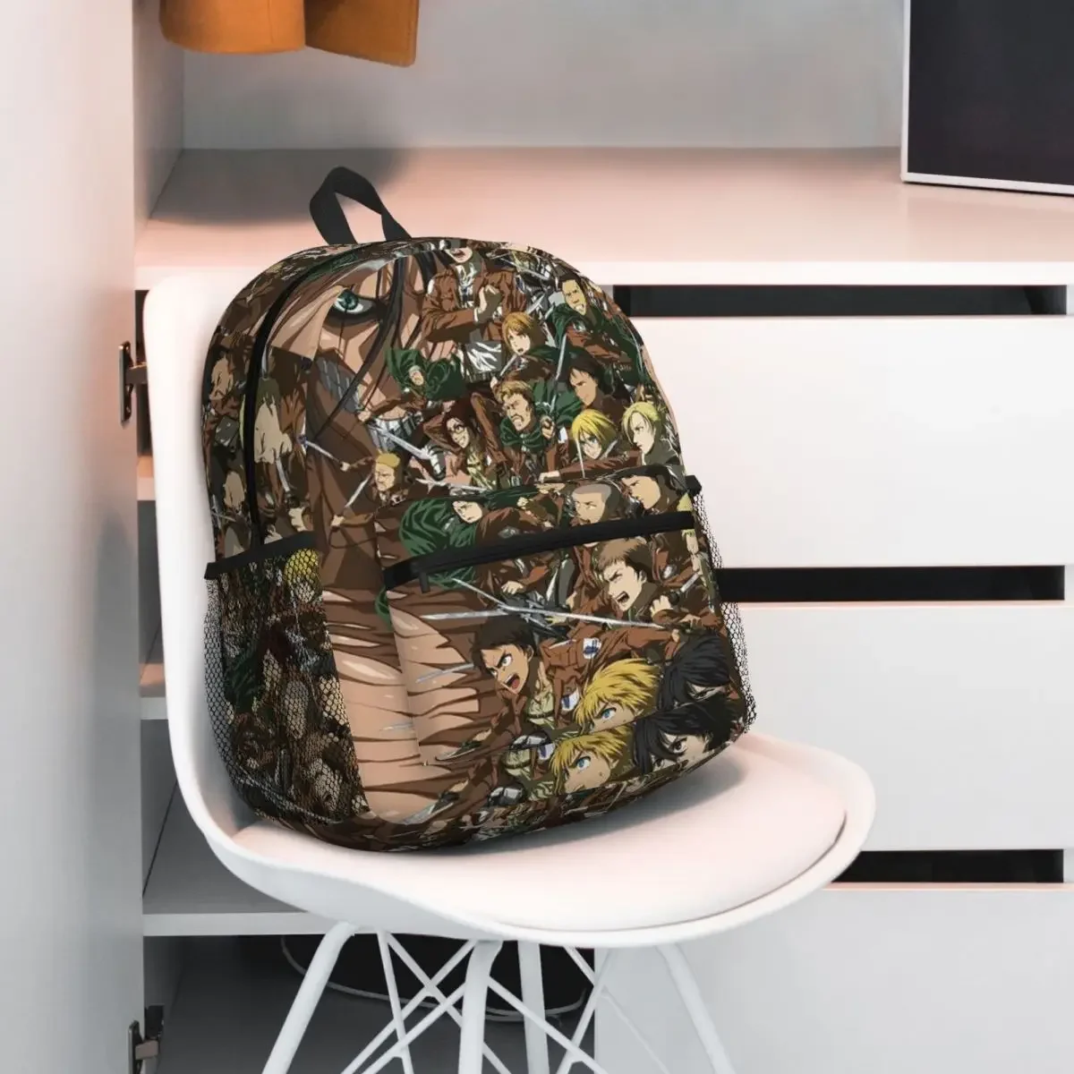 Anime Attack On Titan Student Backpack School Bag Hiking Travel Daypack for Men Women Fashion Bookbag Shoulder Bags
Anime Attack On Titan Student Backpack School Bag Hiking Travel Daypack for Men Women Fashion Bookbag Shoulder Bags