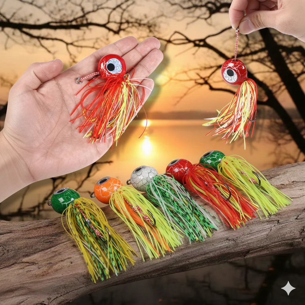 1pc 20g-120g Kabura Tai Rubber Jigging Lure Sinking Metal Jig Head with Soft Skirt Luminous Saltwater Bait for Snapper Group
1pc 20g-120g Kabura Tai Rubber Jigging Lure Sinking Metal Jig Head with Soft Skirt Luminous Saltwater Bait for Snapper Group