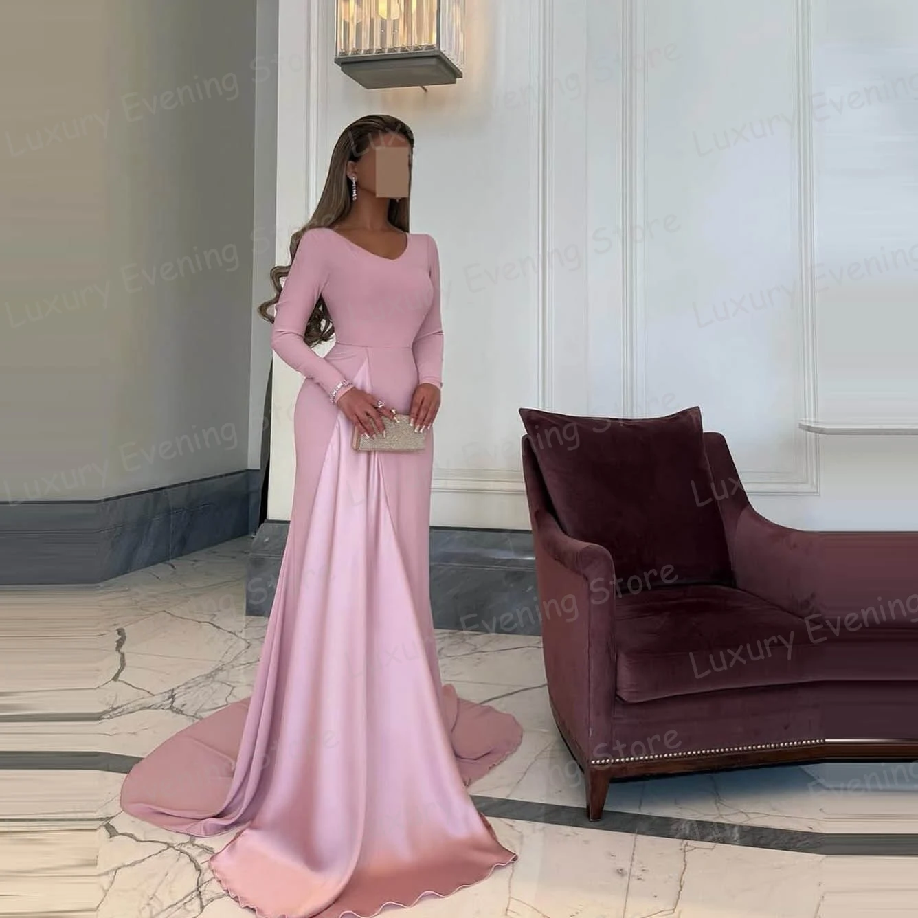 Роскошные вечерние платья розового цвета 2025 года, модные платья русалки с длинными рукавами для выпускного вечера, элегантные индивидуальные платья Vestidos De Noche فساتين سهرة
Роскошные вечерние платья розового цвета 2025 года, модные платья русалки с длинными рукавами для выпускного вечера, элегантные индивидуальные платья Vestidos De Noche فساتين سهرة