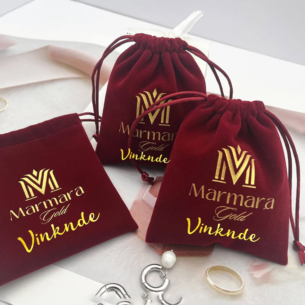 100pcs Luxury Necklace Jewelry Gift Container Bag Custom Logo Printed Small Velvet Pouch DIY Personalised Perfume Drawstring Bag
100pcs Luxury Necklace Jewelry Gift Container Bag Custom Logo Printed Small Velvet Pouch DIY Personalised Perfume Drawstring Bag