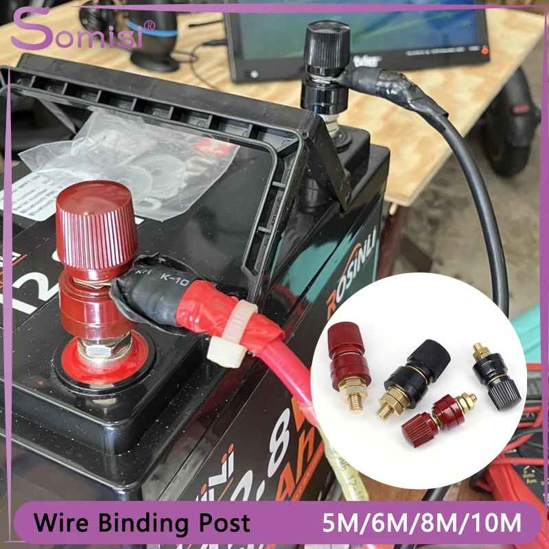 M5 M6 M8 M10 Wire Binding Post Thread Screw Black+Red Set Weld Inverter Clamp Power Supply Splice Connect Battery Terminal
M5 M6 M8 M10 Wire Binding Post Thread Screw Black+Red Set Weld Inverter Clamp Power Supply Splice Connect Battery Terminal