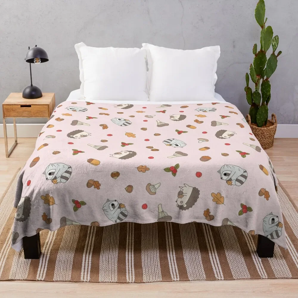 woodland animals pattern, hedgehog and raccoon pattern Throw Blanket All Season Lightweight Soft Blanket for Bed
woodland animals pattern, hedgehog and raccoon pattern Throw Blanket All Season Lightweight Soft Blanket for Bed