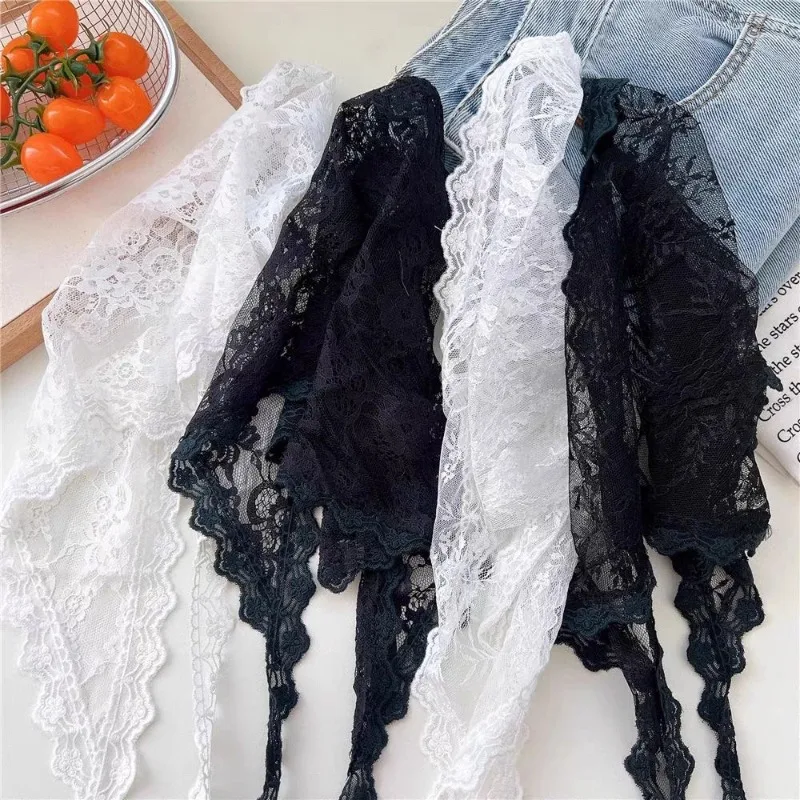 Black White Lace Skirt Flap Multifunctional Triangle Scarf for Denim Layering Hip Concealing Slimming Women Premium New Style
Black White Lace Skirt Flap Multifunctional Triangle Scarf for Denim Layering Hip Concealing Slimming Women Premium New Style