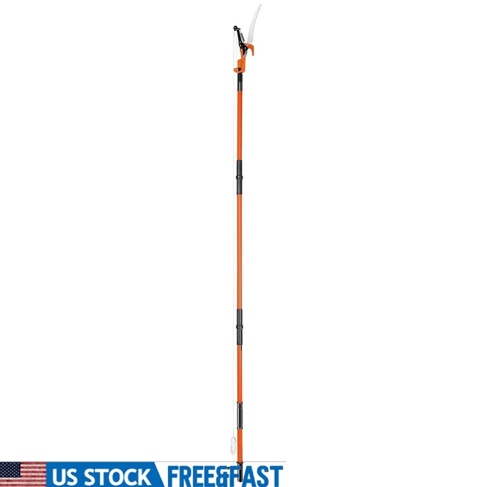 Extendable Manual Pole Saw 7.3-27ft Fiberglass Tree Pruner Sharp Blade Double Lock Joint Easy Use High Low Branch Cutting
Extendable Manual Pole Saw 7.3-27ft Fiberglass Tree Pruner Sharp Blade Double Lock Joint Easy Use High Low Branch Cutting