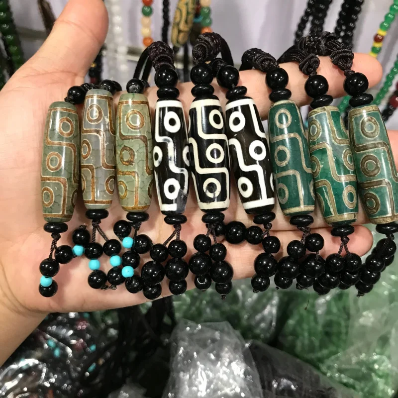 Tibet beads Nine-Eyed Dzi Agate Dzi Pendant Necklace Sweater Chain Jade Pendant Hanging Ornament Wholesale Live Streaming
Tibet beads Nine-Eyed Dzi Agate Dzi Pendant Necklace Sweater Chain Jade Pendant Hanging Ornament Wholesale Live Streaming