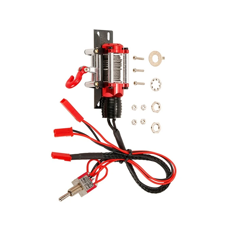 Металлическая автоматическая имитационная лебедка с переключателем для радиоуправляемых краулеров 1/10
Металлическая автоматическая имитационная лебедка с переключателем для радиоуправляемых краулеров 1/10