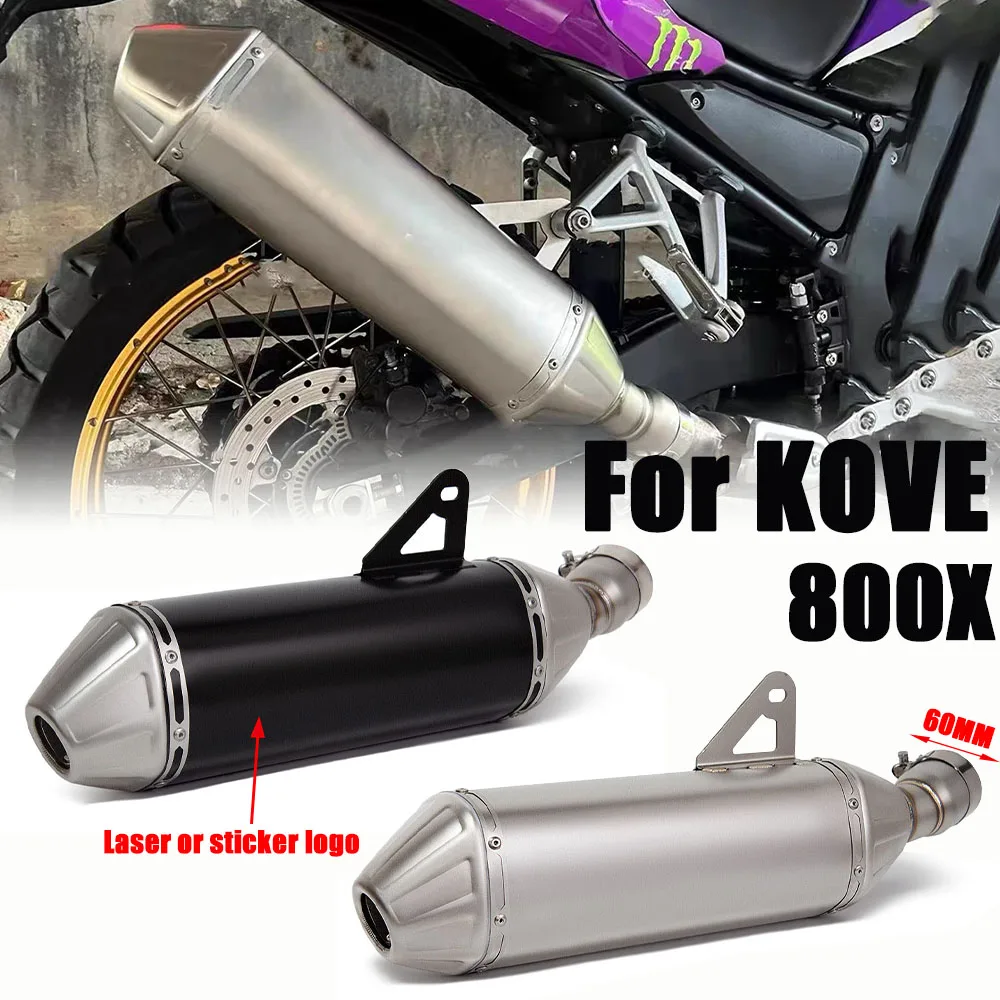 For KOVE 800X 800 X Rally Adventure Pro motorcycle exhaust modification stainless steel 60MM slip-on exhaust silencer kit
For KOVE 800X 800 X Rally Adventure Pro motorcycle exhaust modification stainless steel 60MM slip-on exhaust silencer kit