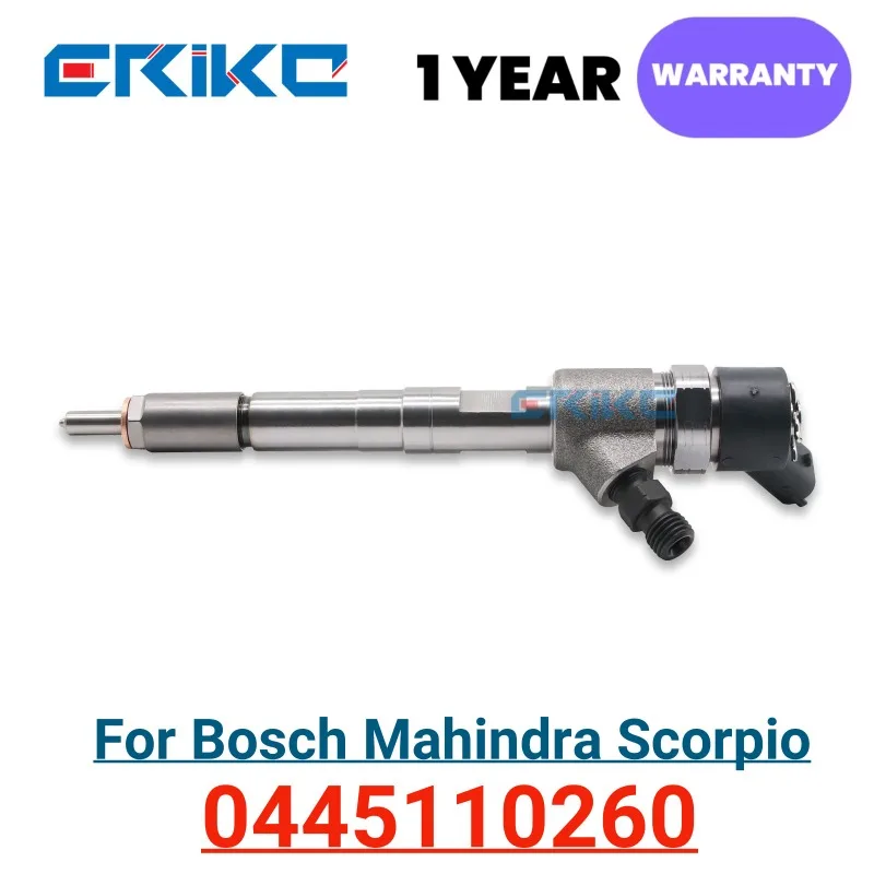 0445110260 Fuel Injector Assembly 0 445 110 260 Jet Injection 0445 110 260 for Bosch Mahindra Scorpio 2.6 CRDe 0305BC0401N
0445110260 Fuel Injector Assembly 0 445 110 260 Jet Injection 0445 110 260 for Bosch Mahindra Scorpio 2.6 CRDe 0305BC0401N