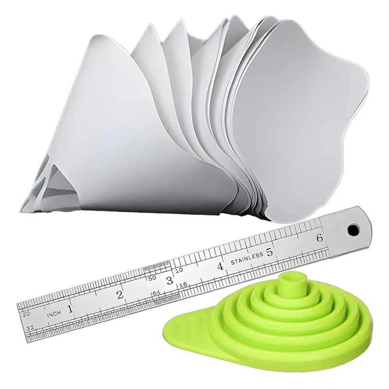 AAAN-60Pcs Paint Strainers Paper Cone Paper Paint Filters With Silicone Funnel For Automotive Body Repair Painting
AAAN-60Pcs Paint Strainers Paper Cone Paper Paint Filters With Silicone Funnel For Automotive Body Repair Painting