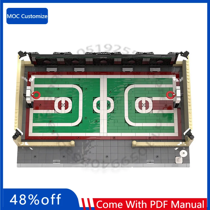 1396 деталей City Street City Hoops - Баскетбольная площадка в полный размер - Базовая пластина 48x32 MOC, модульный конструктор, игрушка для самостоятельной сборки, подарок на день рождения
1396 деталей City Street City Hoops - Баскетбольная площадка в полный размер - Базовая пластина 48x32 MOC, модульный конструктор, игрушка для самостоятельной сборки, подарок на день рождения