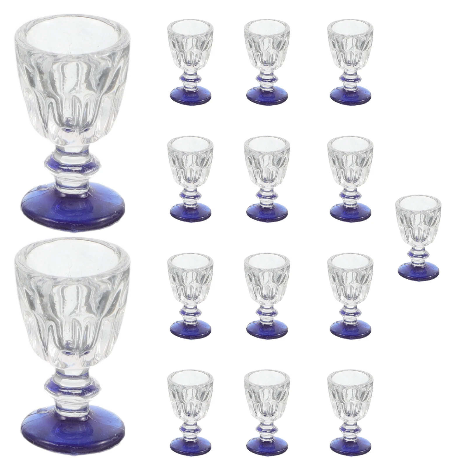 15Pcs Mini Wine Mugs Blue Bottomed Realistic Design for Mini House Photo Props Tiny Kitchen Utensils for Pretend Play Enrich DIY
15Pcs Mini Wine Mugs Blue Bottomed Realistic Design for Mini House Photo Props Tiny Kitchen Utensils for Pretend Play Enrich DIY