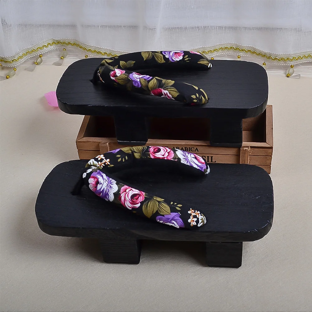 1 Pair Japan Clogs Summer Platform Sandals Black Wood Flower Pattern 40 24Cm 7Us 4.5Uk 38Eu 9.432Inch Slip-On Women Slippers
1 Pair Japan Clogs Summer Platform Sandals Black Wood Flower Pattern 40 24Cm 7Us 4.5Uk 38Eu 9.432Inch Slip-On Women Slippers