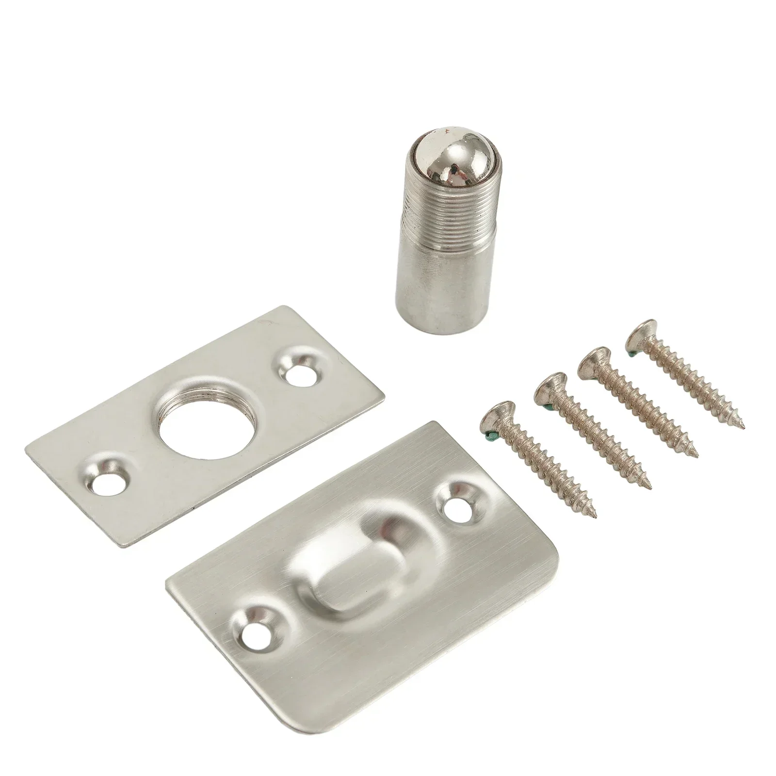 Internal Latch Set for Doors Adjustable Roller Ball Catch Lock Sturdy Stainless Steel, Enhances Security for Swinging Doors
Internal Latch Set for Doors Adjustable Roller Ball Catch Lock Sturdy Stainless Steel, Enhances Security for Swinging Doors
