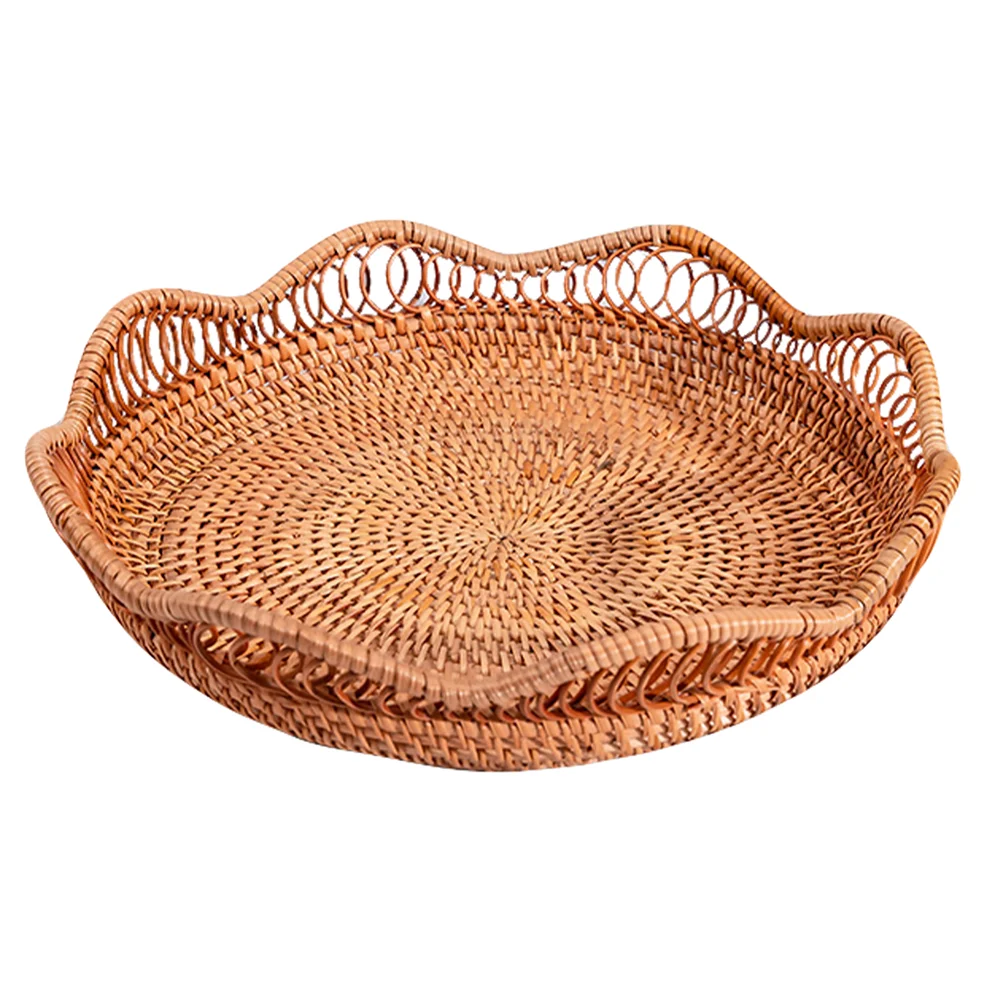 Rattan Fruit Basket Round Organizer Party Wedding Home Weaved Handwoven Container Baskets
Rattan Fruit Basket Round Organizer Party Wedding Home Weaved Handwoven Container Baskets