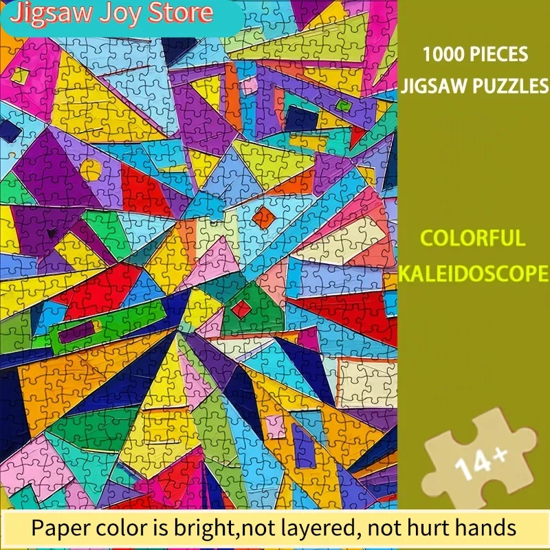 Красочный калейдоскопический пазл-головоломка - картина для стены 70x50 см, идеально подходит для коллекционеров произведений искусства и любителей домашнего декора.
Красочный калейдоскопический пазл-головоломка - картина для стены 70x50 см, идеально подходит для коллекционеров произведений искусства и любителей домашнего декора.