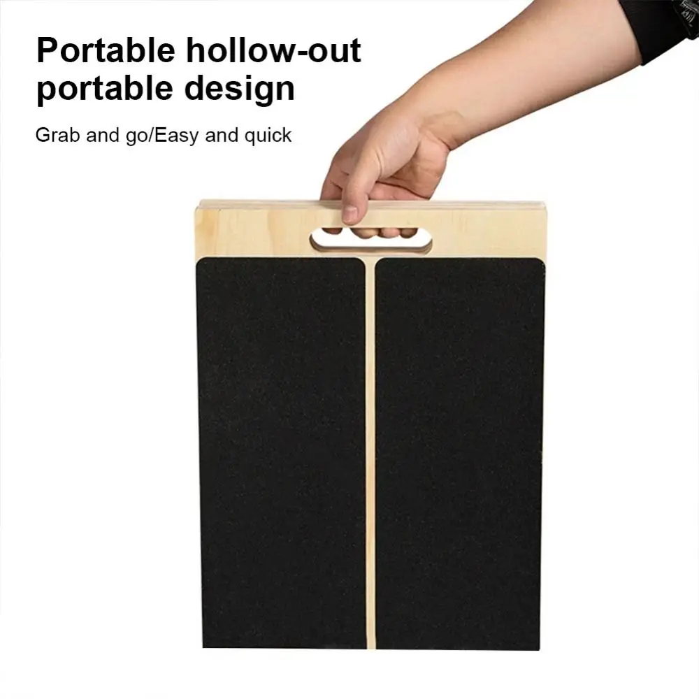 2 in 1 Wooden Wedge Footrest Folding Portable Balancing Fitness Pedal Non-slip Incline Stretch Wooden Slant Board
2 in 1 Wooden Wedge Footrest Folding Portable Balancing Fitness Pedal Non-slip Incline Stretch Wooden Slant Board