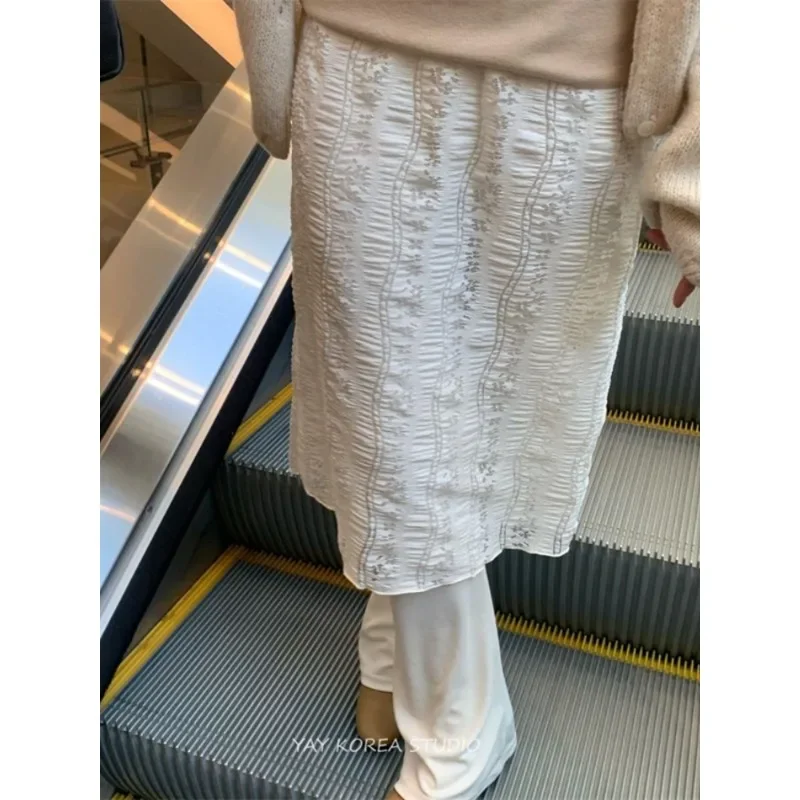Vintage Korean Retro High Street Patchwork Lace Skirt Low Waist Trousers Streetwear Fashion Fake 2 Pieces Pants
Vintage Korean Retro High Street Patchwork Lace Skirt Low Waist Trousers Streetwear Fashion Fake 2 Pieces Pants