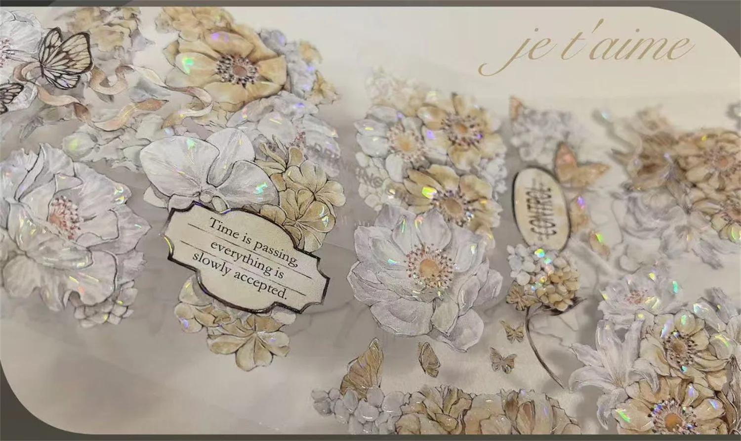 Vintage CoCoa Brown Gardenia Floral Washi PET Tape for Card Making Decoration DIY Scrapbooking Plan Stickers
Vintage CoCoa Brown Gardenia Floral Washi PET Tape for Card Making Decoration DIY Scrapbooking Plan Stickers