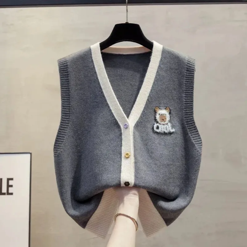 Кардиган, жилет, жилет, жилет, женский жилет на весну и осень 202, новый свободный многослойный свитер с зажимом для лошади и жилет
Кардиган, жилет, жилет, жилет, женский жилет на весну и осень 202, новый свободный многослойный свитер с зажимом для лошади и жилет