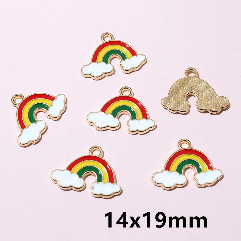 10pcs Rainbow Charms Cute Enamel Metal Charm Pendant for DIY Necklace Bracelet Jewelry Making
10pcs Rainbow Charms Cute Enamel Metal Charm Pendant for DIY Necklace Bracelet Jewelry Making