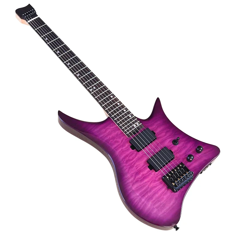 Mini Portable Guitar 30 Inch Headless Electric Guitar 6 String Travel Guitar Solid Basswood Body Ashwood Body Good Handicraft
Mini Portable Guitar 30 Inch Headless Electric Guitar 6 String Travel Guitar Solid Basswood Body Ashwood Body Good Handicraft