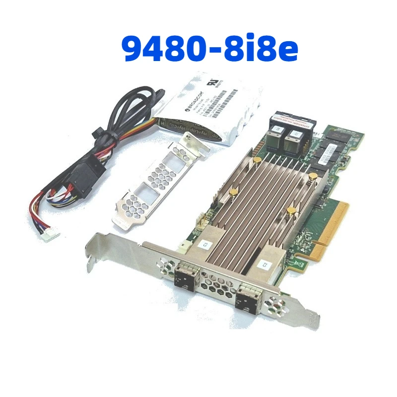 LSI 9480-8i8e 4GB RAID Controller 12Gbps SATA SAS Tri-Mode NVME
LSI 9480-8i8e 4GB RAID Controller 12Gbps SATA SAS Tri-Mode NVME