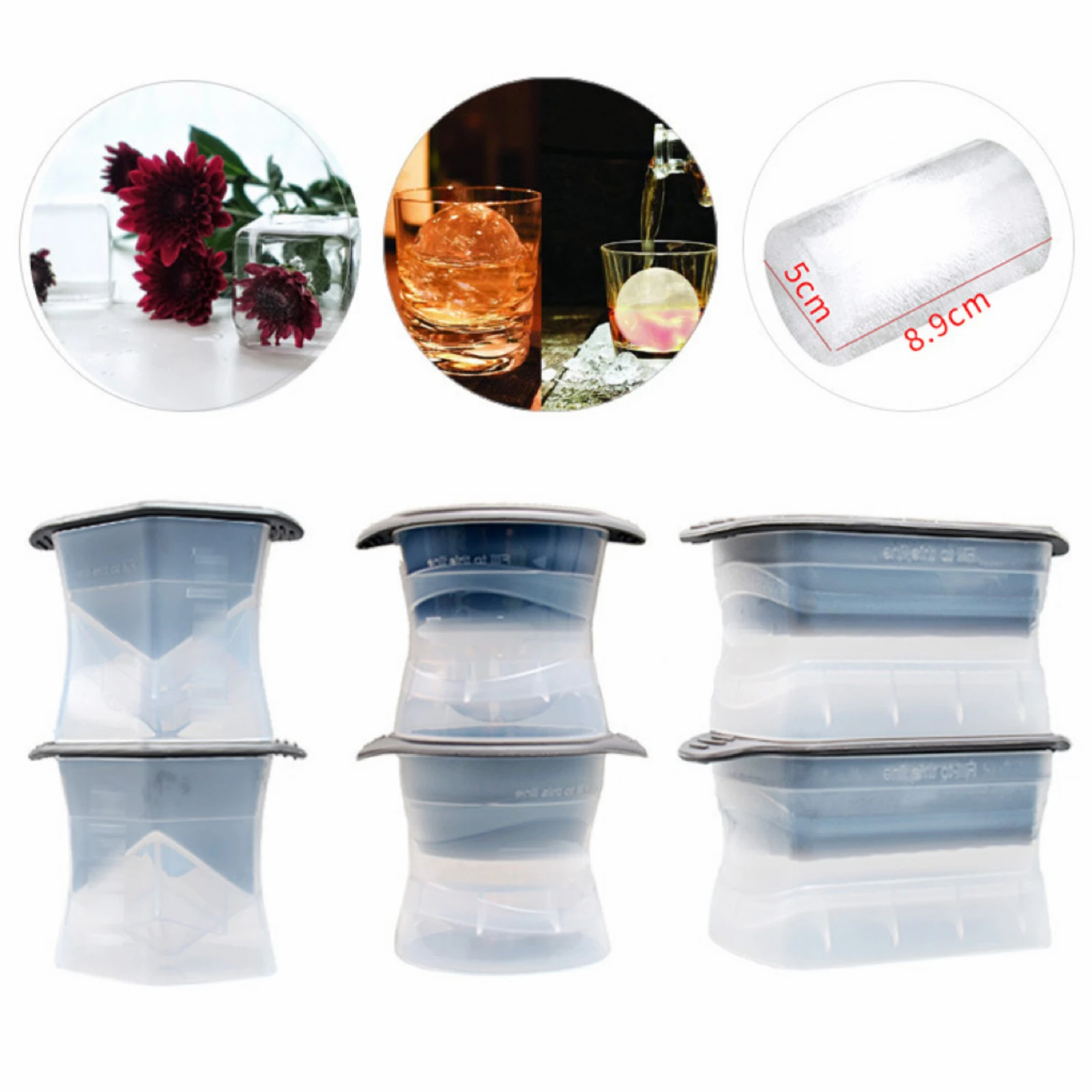 Crystal Clear Ice Ball Maker Mold, Silicone & Plastic Large Sphere Ice Cube Mold for Whiskey Bourbon Cocktails
Crystal Clear Ice Ball Maker Mold, Silicone & Plastic Large Sphere Ice Cube Mold for Whiskey Bourbon Cocktails