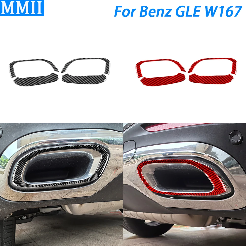 For Benz GLE W167 2019-2024 Real Carbon Fiber Exhaust Port Panel Surround Cover Trim Car Interior Decoration Accessories Sticker
For Benz GLE W167 2019-2024 Real Carbon Fiber Exhaust Port Panel Surround Cover Trim Car Interior Decoration Accessories Sticker