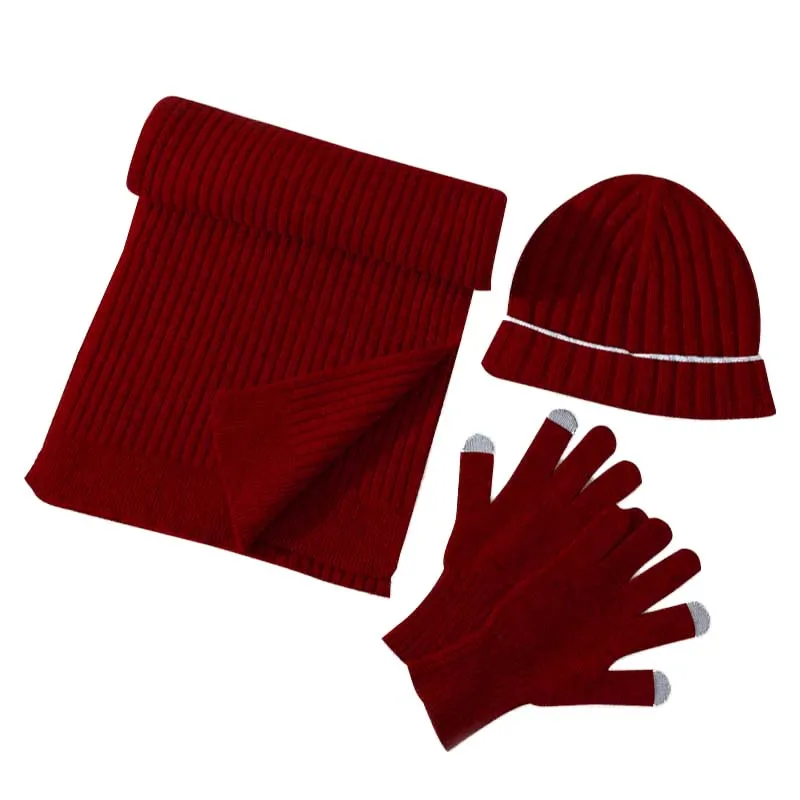 Wool Beanie Hat Scarf and Gloves Set Winter Warm Accessories Women Men
Wool Beanie Hat Scarf and Gloves Set Winter Warm Accessories Women Men