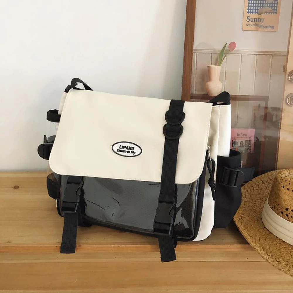 New Y2K JK Uniform Shoulder Bag Sweet Girl Kawaii Ulzzang Ita Bag Harajuku Daily Commuter Preppy Style Cute Crossbody Bag
New Y2K JK Uniform Shoulder Bag Sweet Girl Kawaii Ulzzang Ita Bag Harajuku Daily Commuter Preppy Style Cute Crossbody Bag